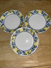 3 Pc Corelle Summer Citrus Dessert Plates 7-1/2 — photo 1