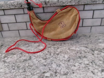 Vintage Leather Skin Bota Canteen, Made In Spain, 1 Liter