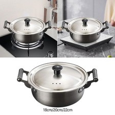 Korea Ramen Pot Korean Instant Noodle Pot with Handles Ramyun Cooker Kitchen