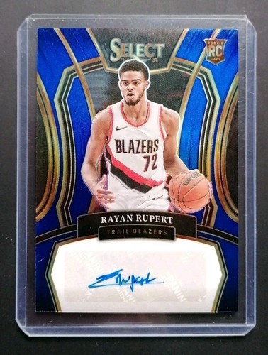 2023-24 Panini Select | Rayan Rupert | Rookie Autograph Prizm 22/49 Portland