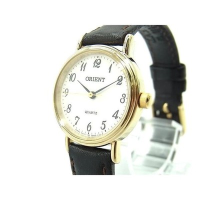 item ORIENT Orient QB2S NO C CS SS Leather Quartz 5 ATM Waterproof Men s Watch