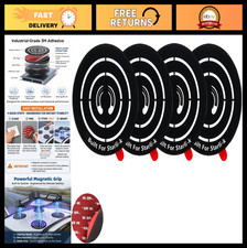 4PCS Magnetic Roof Mount Plates for Starlink Mini Gen 3 - Metal Pads, Black