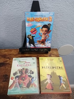 X3 Hindi Bollywood Movies India: BAL GANESH-2 3d, Kalvakra, Pataluputra DVD