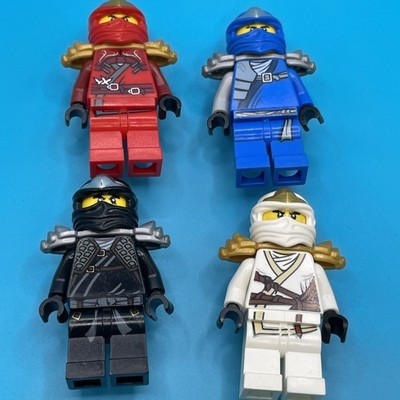 カイン Lego Ninjago ZX Minifigure Lot All 4 Ninjas Kai Zane Cole Jay 9449