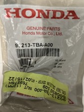 Genuine Honda Lower Control Arm Lock Nut 90213-TBA-A00 (1pc), Self-lock