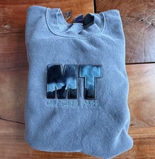 Vintage MT Glacier Park Pullover Sweatshirt Large Dark Gray/Green EUC USA