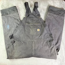 Vintage Carhartt Overalls Size XL Dark Gray RN 14806