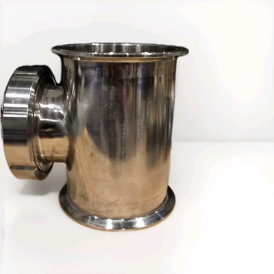 4'' Distillation Sight Glass Tee Fitting 304 Stainless Steel