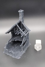 Tabletop Terrain Fantasy 3 Story Cabin Ruin Dnd RPG wargame skirmish 28mm