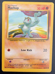Machop 52/102 Base Set Common
