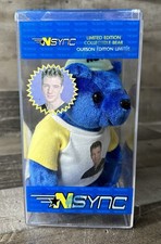 N Sync Limited Edition Collectible Bear JC Chases 8519 / 25000 NSA New In Cube