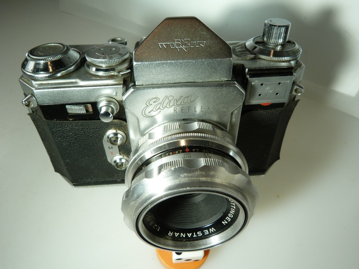 VINTAGE EDIXA MAT REFLEX -C ,with ISCO GOTTINGEN WESTONAR 50/2.8
