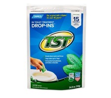 Camco TST Max Drop-Ins RV/Marine Toilet Treatment Fresh Scent 15/bag 40264