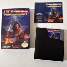 Iron Sword Wizards And Warriors 2 Nes Nintendo No Poster