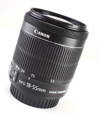 Canon EF-S 18-55mm IS STM F3.5-5.6 Autofocus Zoom Lens Rear Cap Working Order