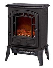 (TG. 25x39x56,5cm) Classic Fire 'Torino' - Stufa elettrica con Effetto Camino -
