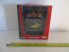 Greenlight Factory 2 Pack 2007 Chevy Corvette Z06 2007 Chevy Corvette 2008 MISB