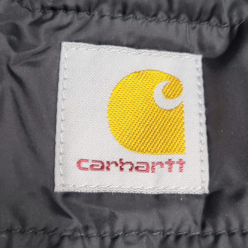 Jaqueta Carhartt Masculina L Preta Puffer Rain Defender Isolada Ajuste Relaxado - Imagem 4 de 4