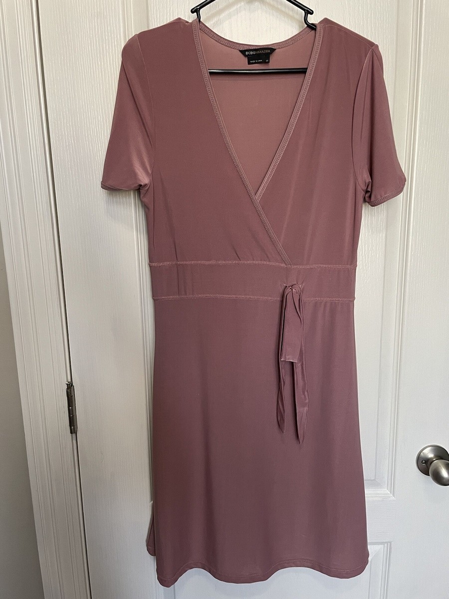 BCBG Maxazri Dress M Medium Rose Pink Cut # 902149 EUC | eBay