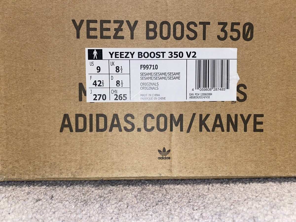 adidas yeezy boost 350 v2 sesame | eBay