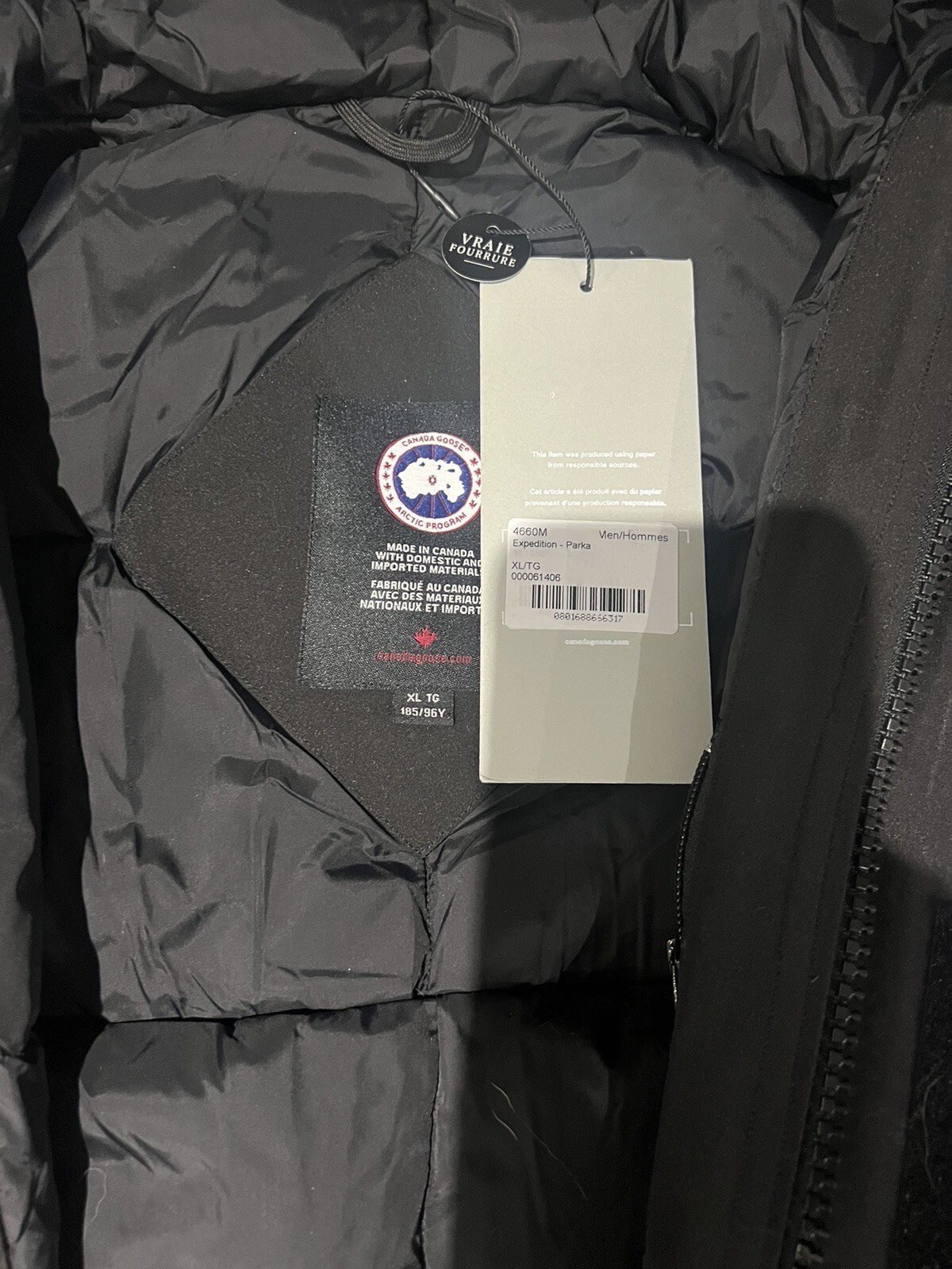 canada goose jacket men xl eBay
