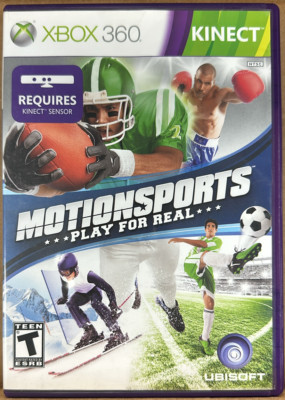 Motion Sports: Play For Real - Xbox 360 Kinect - CIB w/Manual - CIB (B127-62)