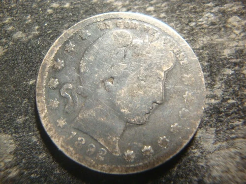 1892-S Dated Barber Liberty Quarter Coin FLX