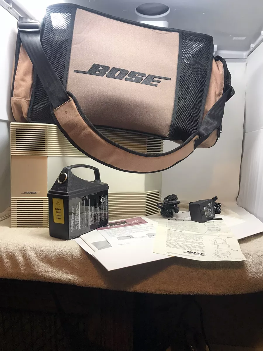 Bose Model CD-2000 Acoustic Wave Stereo Music System Working, power case,  12volt