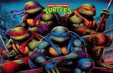 Stern Teenage Mutant Ninja Turtles TMNT Pinball Machine Custom TRANSLITE #1