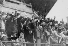 Field Hockey Olympics View Of Crowds Of Spectators Cheering In Ce- 1964 Photo