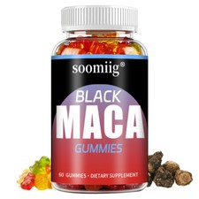 Black Maca Gummies Strong Natural Testosteron Booster 60 Gummies