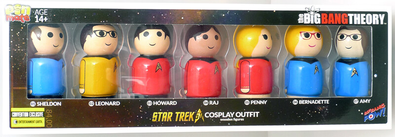 Pin Mates Big Bang Theory Star Trek TOS The Big Bang Theory Cast 7