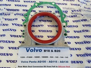 Volvo B18 &amp; B20 Crankshaft Rear Seal Conversion P1800,122S,544,142,144,145 AQ130