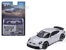 PORSCHE 911 DAKAR ICE GRAY 1/64 DIECAST MODEL CAR BY MINI GT MGT00891