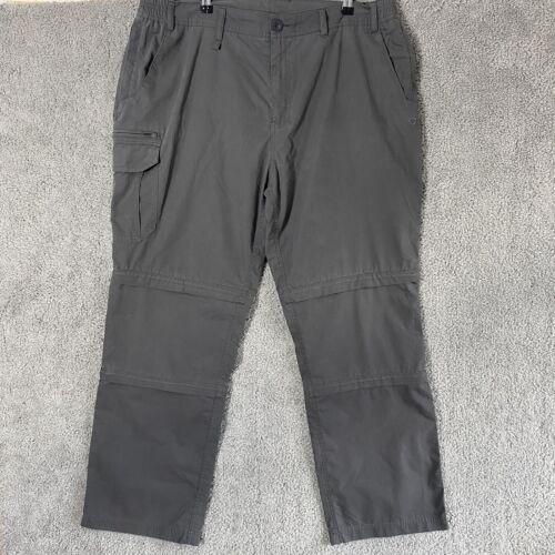 Pantaloni da passeggio Brasher W38 L31 grigi doppia cerniera pantaloncini gamba carico - Foto 1 di 12