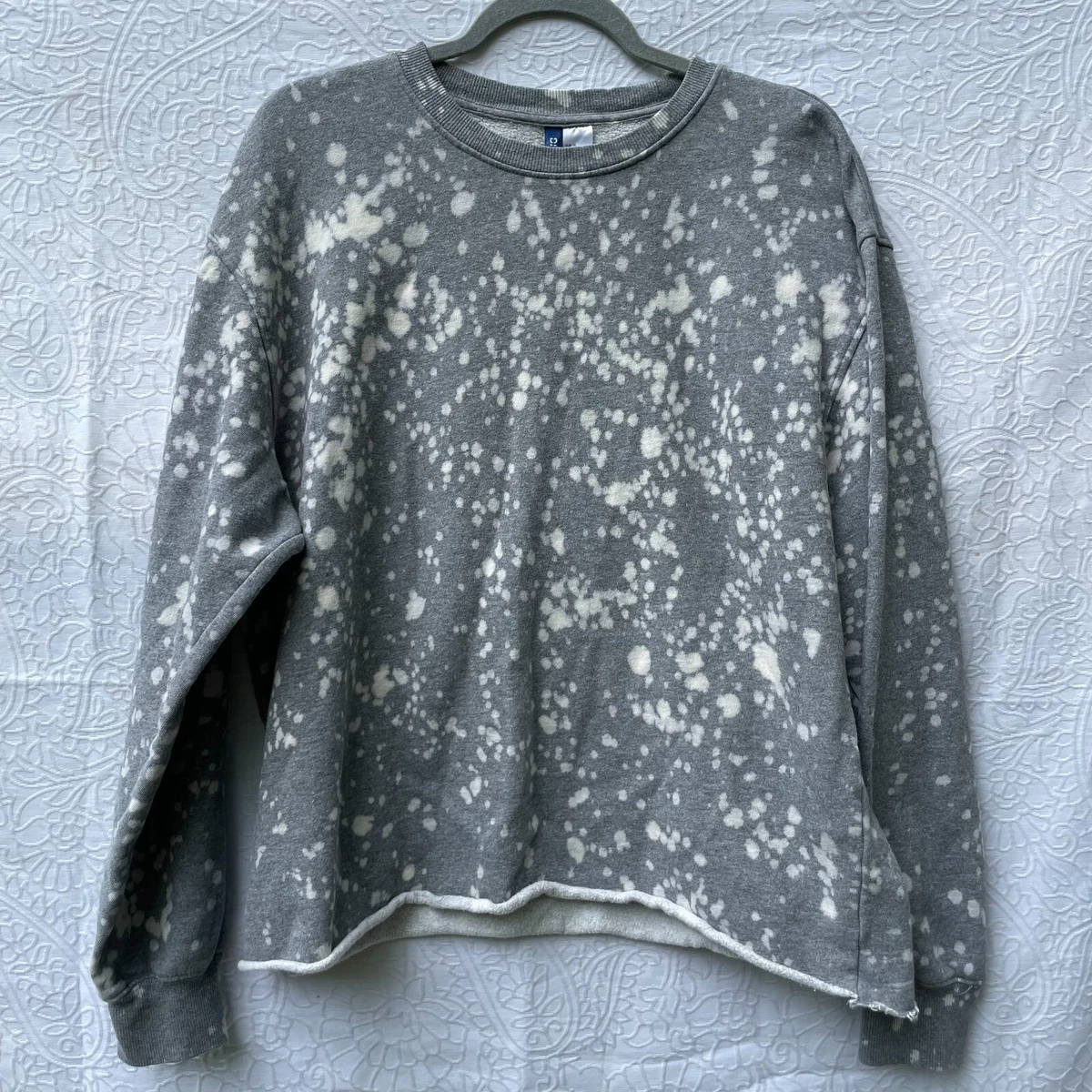 H&m bleached sweatshirt sale