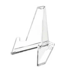 24 OnFireGuy 2.25" Small Clear Acrylic Display Stand Easels for Coins & Medals
