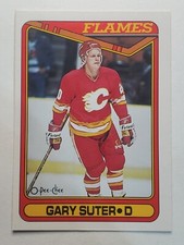 1990-91 O-Pee-Chee #205 Gary Suter ~ Calgary Flames
