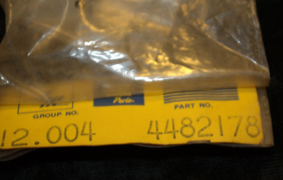 NOS AMC 1960s to 1970s Chrome Numeral ''0''   AMC part # 4482178