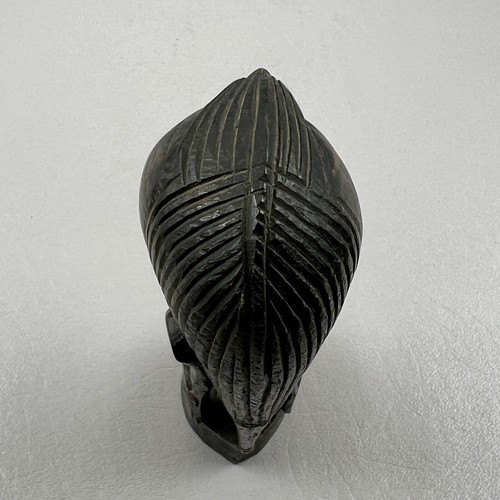 Vintage Genuine Hand Carved Wood Man Tribal Man Statue Besmo Kenya Figure - Picture 6 of 9
