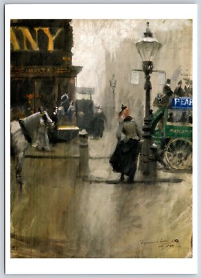 Postcard Art Anders Zorn Impressions de Londres Impressions of London