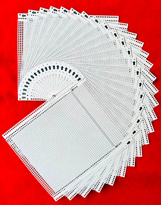 NEU 20 Lochkarten blanco 40` Rapport für Strickmaschinen Pfaff Passap knitting