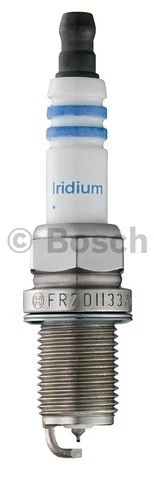 4 Spark Plugs Bosch Double Iridium For 1988-1991 HONDA CIVIC L4-1.6L - Image 2 of 4