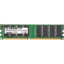A-Tech 1GB PC2100 Desktop DDR 266 MHz DIMM Non-ECC 184-Pin DDR1 Memory RAM 1x 1G