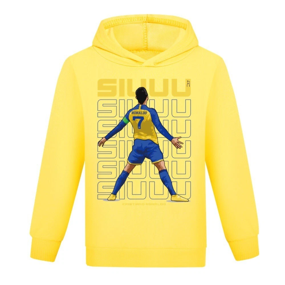 Cristiano Ronaldo Boys' Cotton Hoodie for Ages 5-13