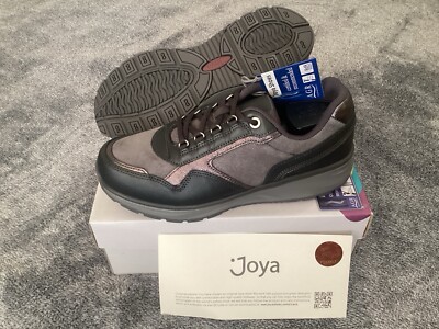 Joya Womens Size 8.5 Trainers Tina II Low-Top Lace-Up Sneakers Leather Textile