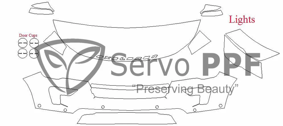 Kit de sujetador transparente serie 3M PRO Precut para Ford Explorer 18+ Foto 2 de 4