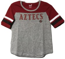 Gen2 Youth San Diego State Aztecs Red Gray T Shirt Tee Size Medium 10/12 New