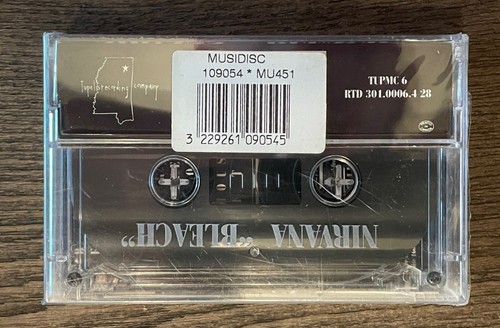Nirvana - "Bleach" STILL SEALED 1st UK Cassette Tape 1990 - 11 Tracks RARE! - Picture 4 of 6