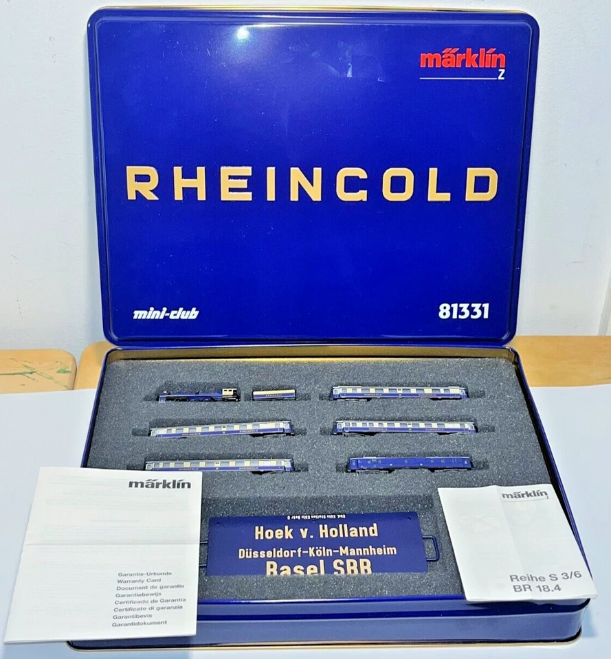 Z Marklin 81331 "75 Years of the Rheingold" Special Edition Package Train Set - Image 4 of 4